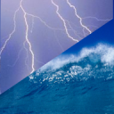 Lightning Water Post Icon